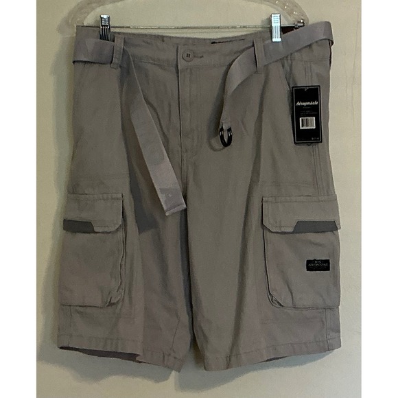 Aeropostale Other - NWT Aeropostale Mens 34 Cargo Shorts Gray Belted Utility Casual.